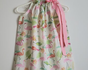kids flamingo dressing gown