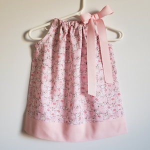 Pillowcase Dress | Pig Dress | Girls Dress with Pigs | Farm Animal Dress | Farm Birthday | Baby Dress | Pink Pigs Dress for Girl  Pig Outfit
