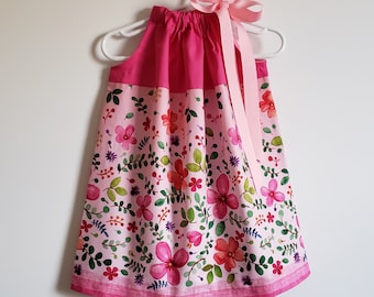 Pillowcase Dress | Floral Dress | Girls Dress with Flowers | Kids Dress | Summer Dress | Toddler Dress | Baby Dress | Kids Floral Clothes