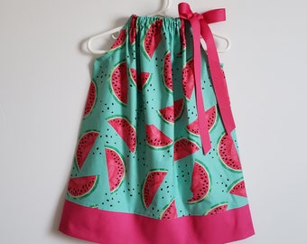Vintage Infant Girls GYMBOREE Lime Green Pink Watermelon Sundress W Hankie Says Sticky Size 12 18 M Little Girl Summer Dress Etsy