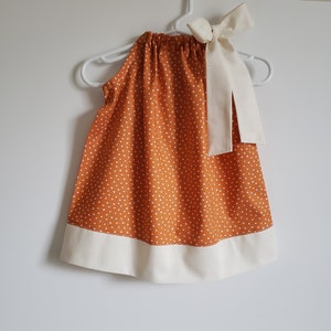 UT Dress | Pillowcase Dress | Texas Longhorns | Girls Dresses | Burnt Orange Dress | Game Day Dress | Toddler Girl Dress | Baby Dresses