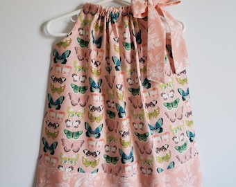 Pillowcase Dress | Little Girls Dress with Butterflies | Butterfly Dress | Toddler Dress | Spring Dress | Kids Dress | Butterfly Outfit
