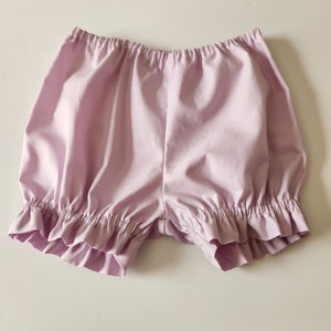 Bloomers Ruffle Bloomers Girls Bloomer with Ruffles Diaper Cover baby bloomers toddler bloomers Panty Covers Under Garment light purple