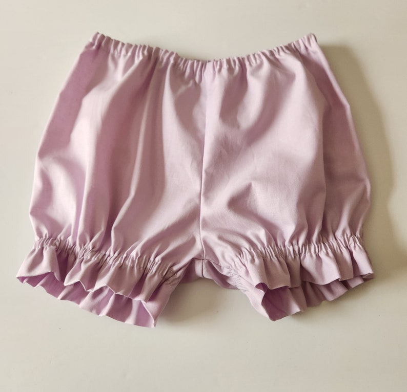 Bloomers Ruffle Bloomers Girls Bloomer with Ruffles Diaper Cover baby bloomers toddler bloomers Panty Covers Under Garment light purple