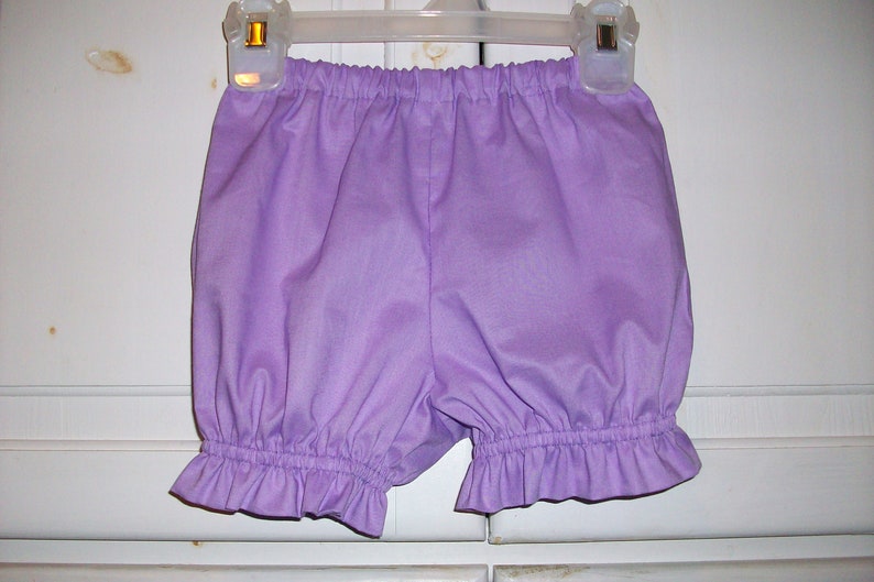 Bloomers  Ruffle Bloomers  Girls Bloomer with Ruffles  light purple