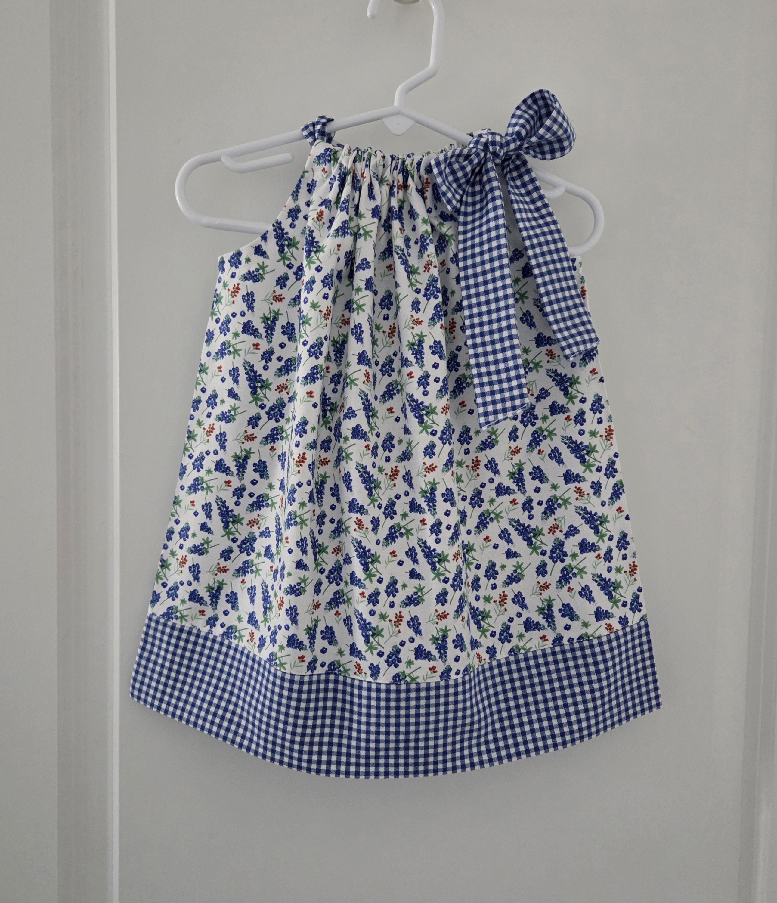Blue Gingham Toddler Girl Dress - Etsy