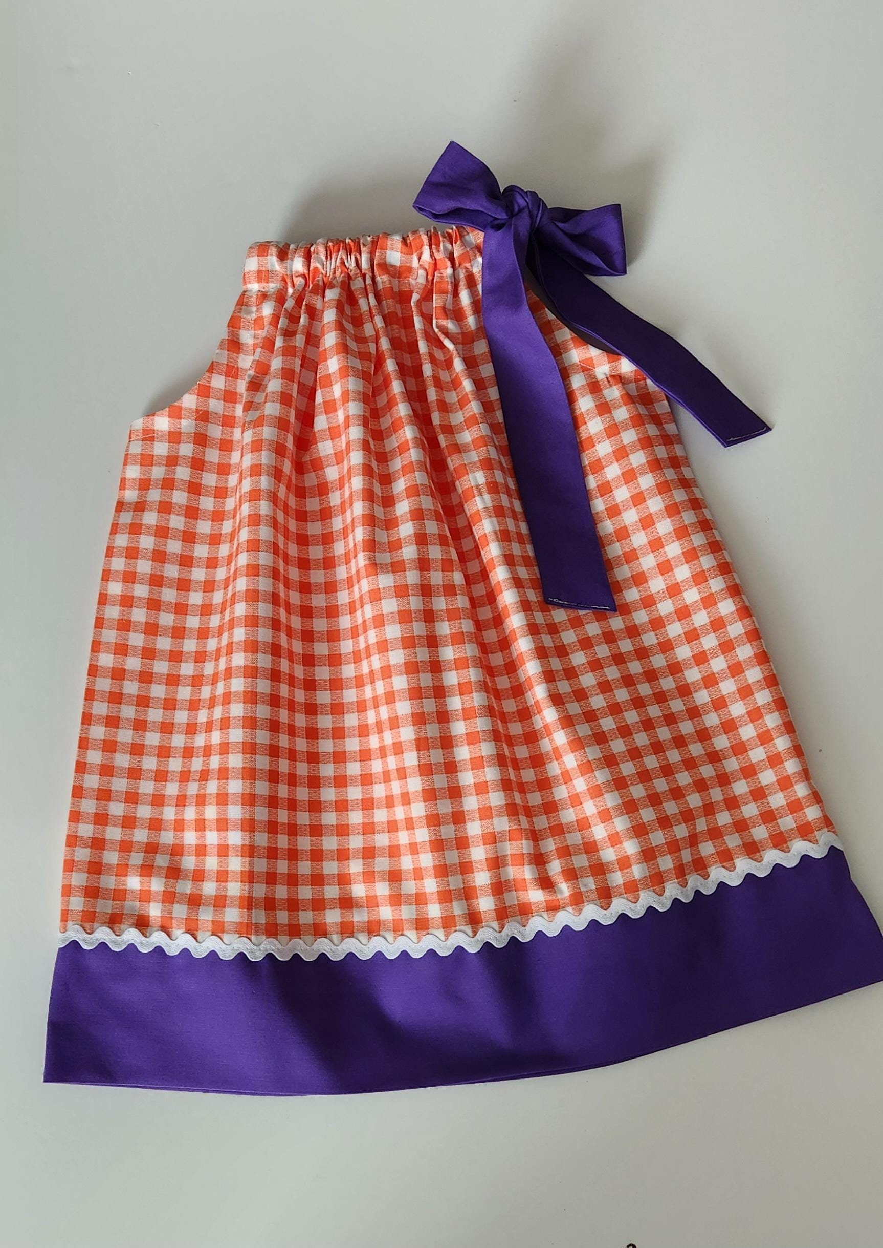 clemson orange and purple dresses YA LOS ANGELES Purple Orange Pleated Adjustable Clemson Maxi Dress Size Large