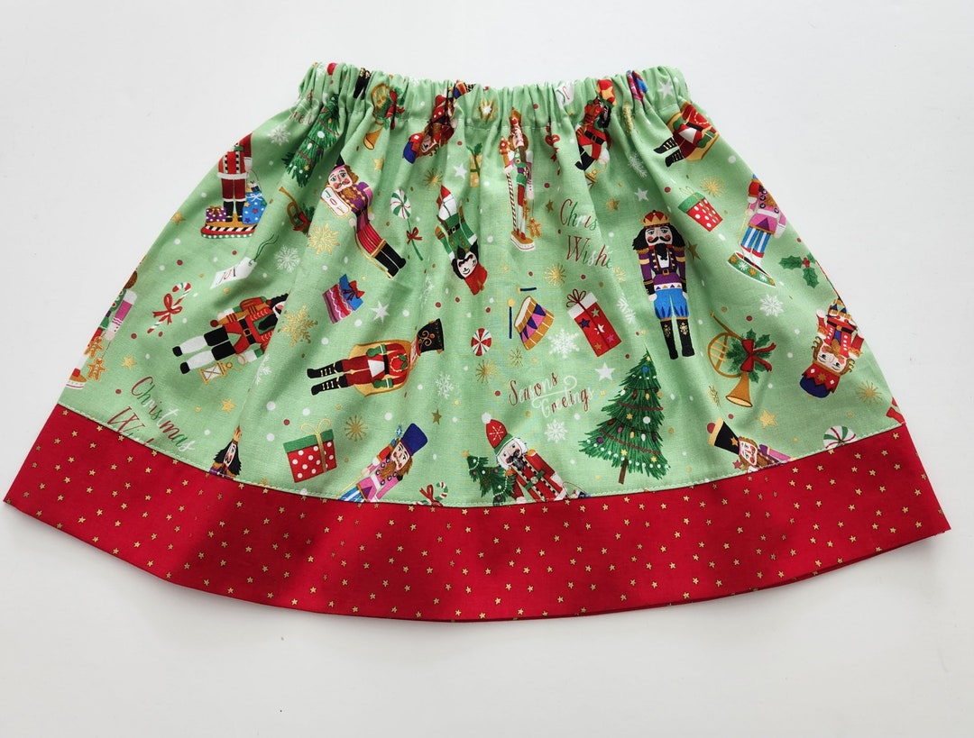 Christmas Skirt 3t Nutcracker Skirt Girls Skirt for - Etsy