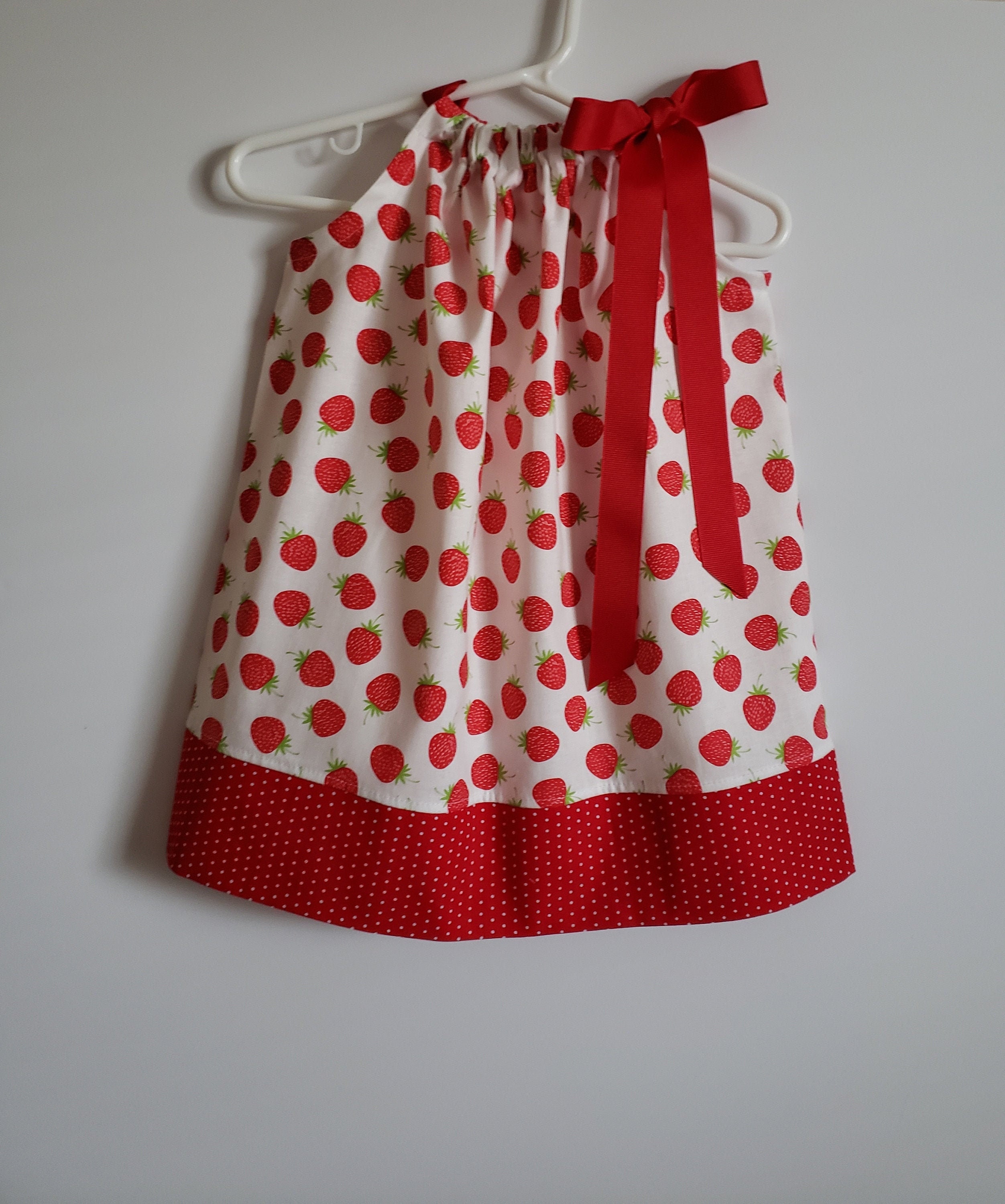 strawberry dress baby girl