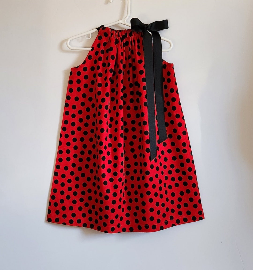 Ladybug Dress Pillowcase Dress Toddler Girl Dress Baby - Etsy