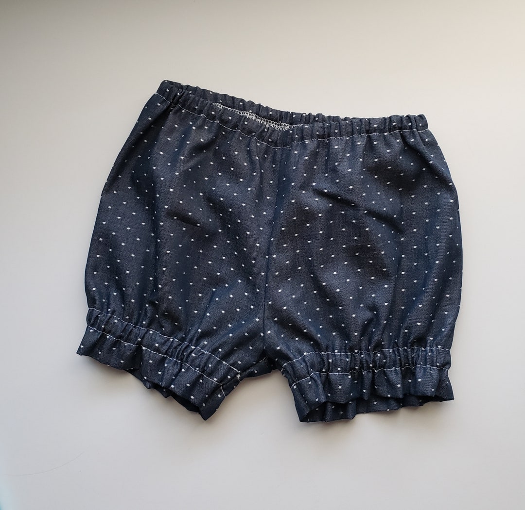 Baby Bloomers Chambray Bloomers Ruffle Bloomers Toddler Etsy