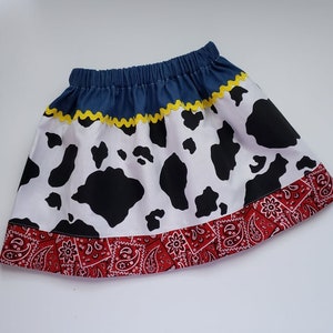 Jessie Skirt | Cow Skirt | Toy Story Skirt | Toy Story Dress | Farm Birthday Party | Jessie Dress | Cowgirl Skirt | Jessie Toy Story