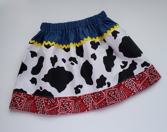 Jessie Skirt | Cow Skirt | Toy Story Skirt | Toy Story Dress | Farm Birthday Party | Jessie Dress | Cowgirl Skirt | Jessie Toy Story