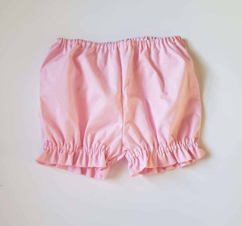 Bloomers Ruffle Bloomers Girls Bloomer with Ruffles Diaper Cover baby bloomers toddler bloomers Panty Covers Under Garment pink