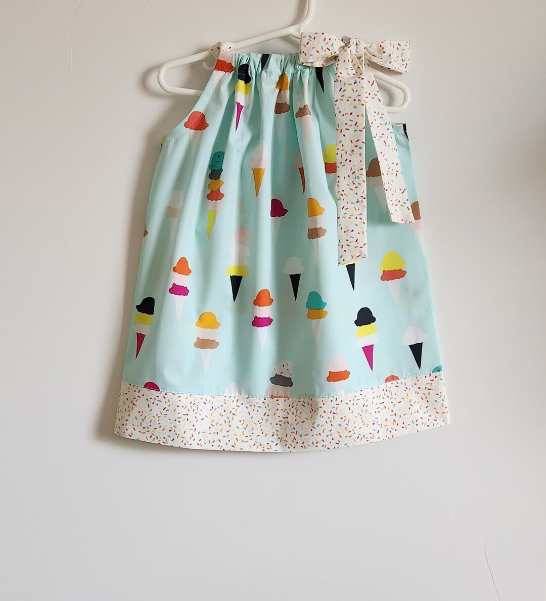 Pillowcase Dress Ice Cream Dress Ice Cream Cone Outfit Etsy