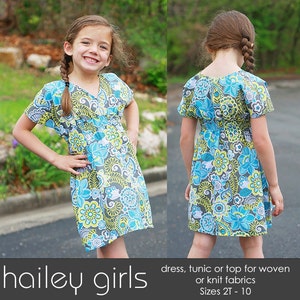 Hailey Girls PDF Downloadable Pattern by MODKID... sizes 2T to 10 Girls included Instant Download image 5