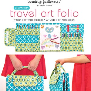 Travel Art Folio downloadbaar pdf-patroon van MODKID: direct downloaden