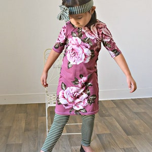 Brooklyn Girls Dress PDF Downloadable Pattern by Modkid... sizes 2T, 3T, 4T, 5, 6, 7 and 8/9 included Instant Download zdjęcie 9