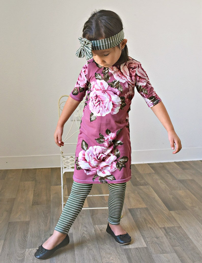 Brooklyn Girls Dress PDF Downloadable Pattern by Modkid... sizes 2T, 3T, 4T, 5, 6, 7 and 8/9 included Instant Download zdjęcie 9