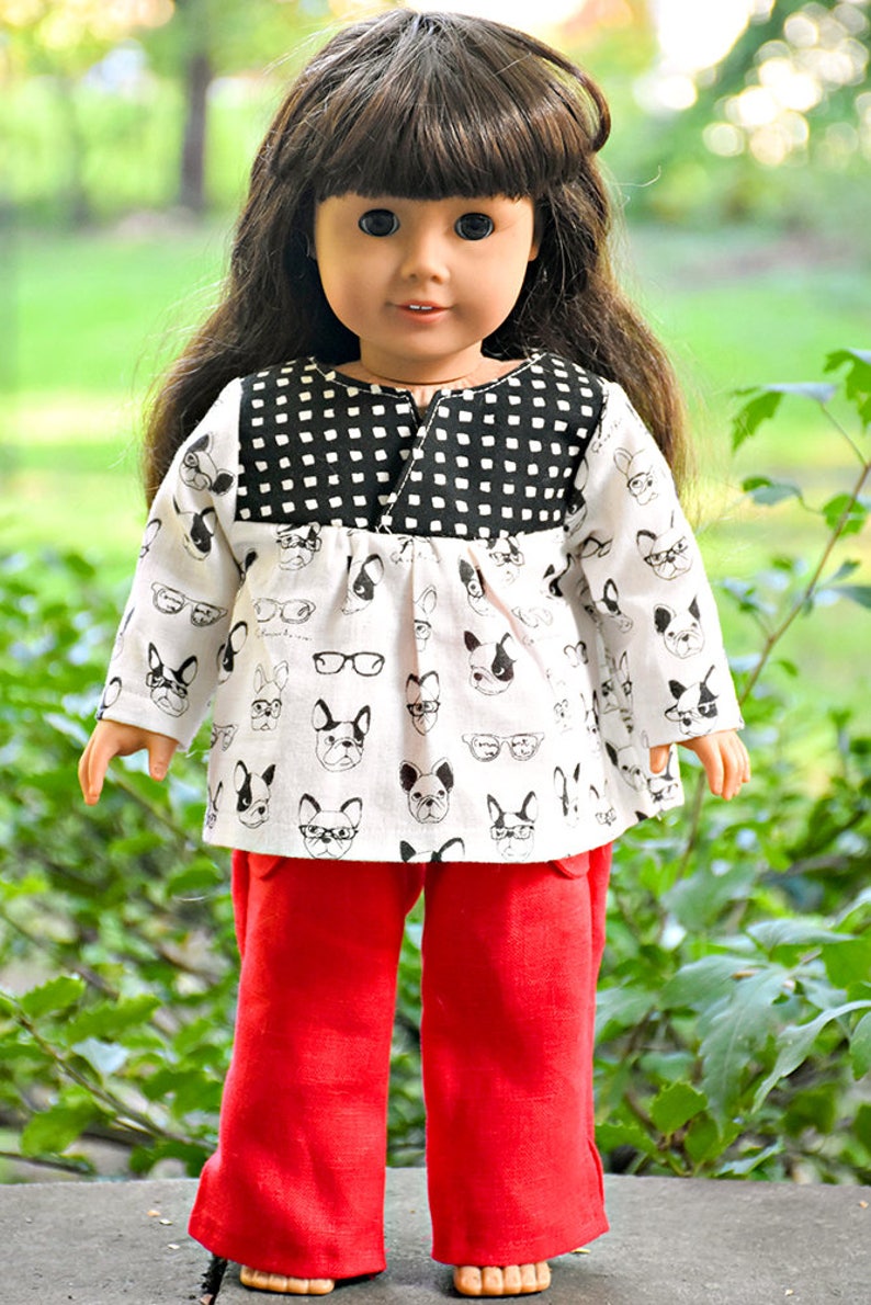 Dakota Girls and Mini-Dakota for 18 Dolls PDF Pattern Bundle by MODKID Instant Digital Download Buy 2 and SAVE image 5