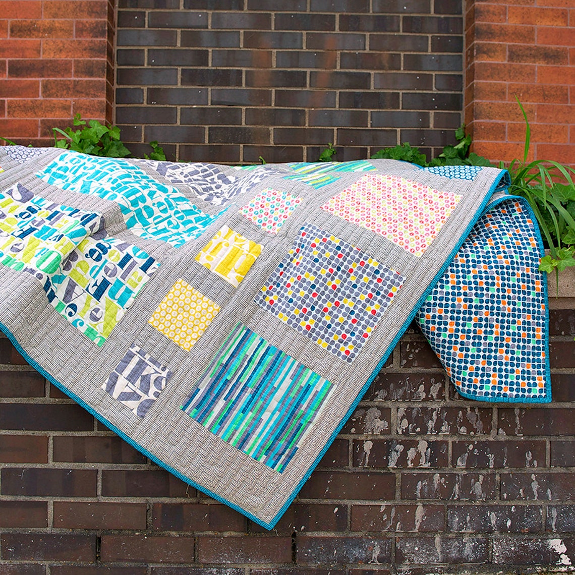 Stop the Presses Quilt Epattern by MODKID Instant Etsy