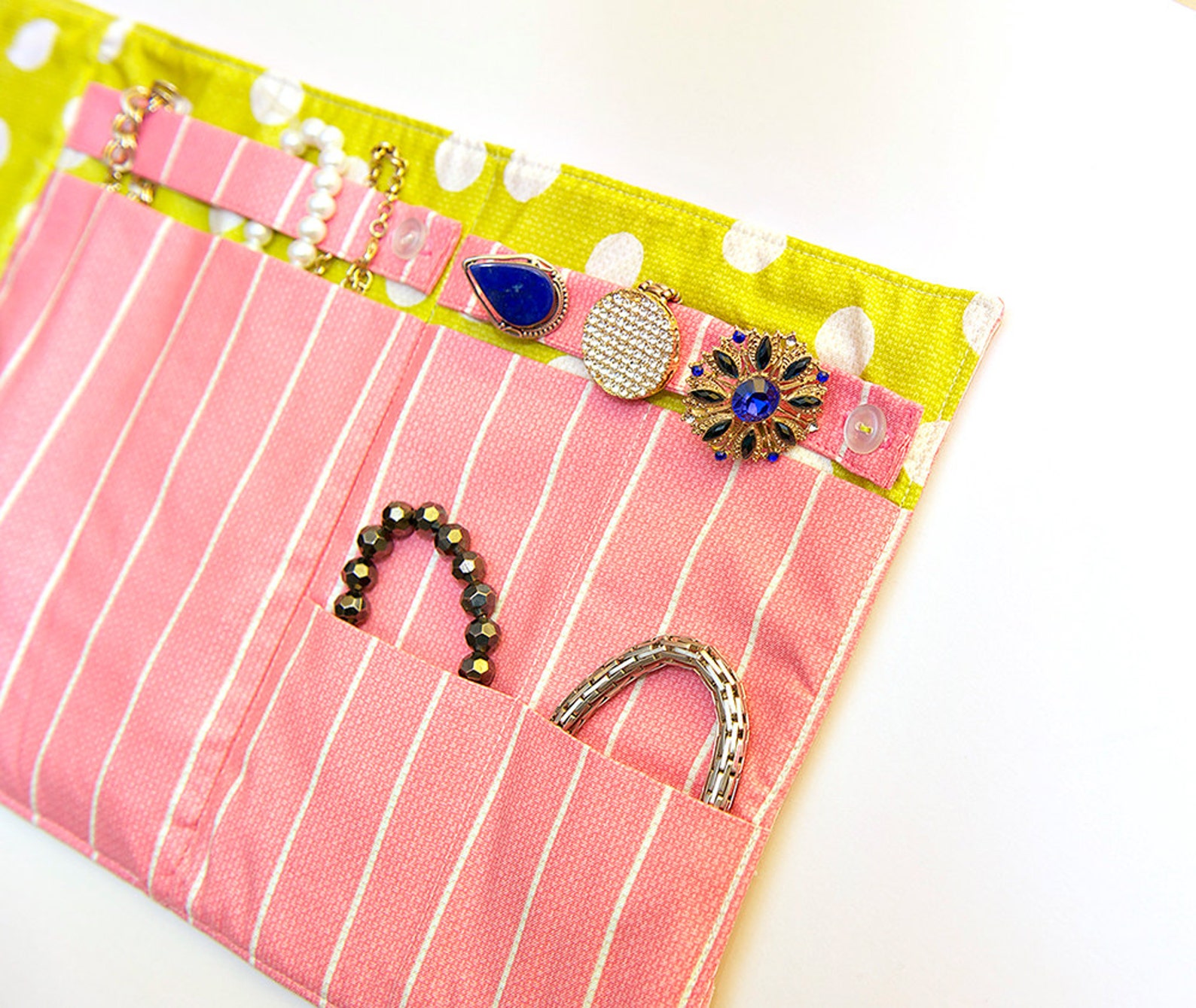 Jewelry Roll PDF Downloadable Pattern by MODKID Instant Etsy