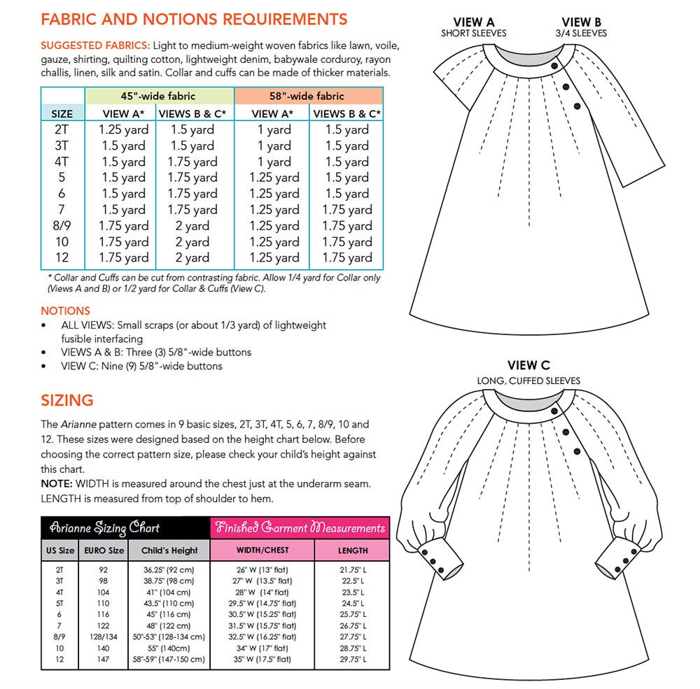 Arianne A-line Dress PDF Downloadable Pattern by MODKID... - Etsy