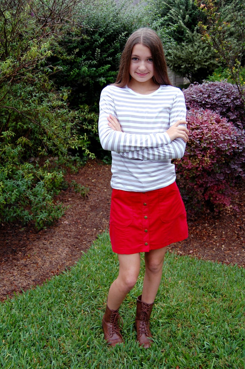 Mara Tween/teen Mini Skirt PDF Downloadable Pattern by - Etsy UK