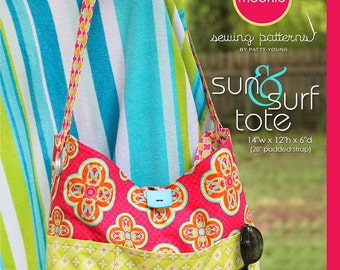 Sun and Surf Tote PDF herunterladbares Muster von MODKID - Instant Download