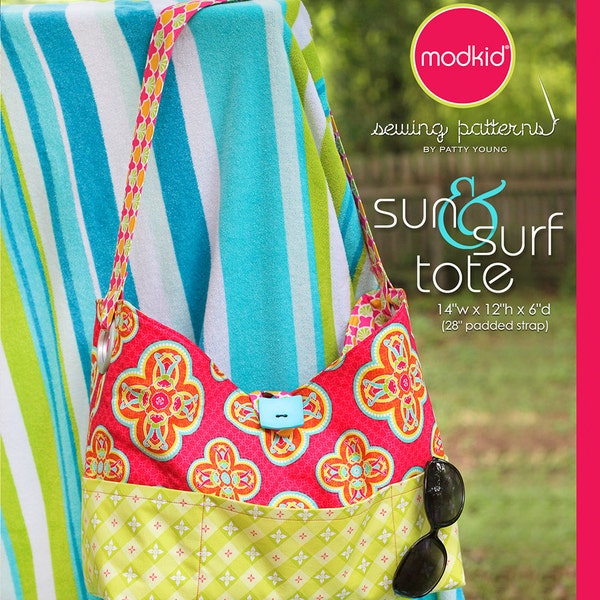 Sun and Surf Tote PDF Downloadable Pattern by MODKID - Instant Download