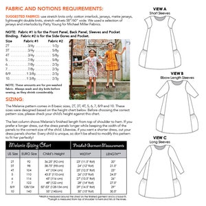 Melanie Knit Dress PDF Downloadable Pattern by MODKID... sizes 2T to 10 Girls included Instant Download image 2