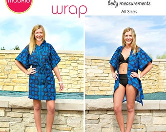 KIMONO WRAP PDF Downloadable Pattern by Modkid... for Women or Girls - Instant Download