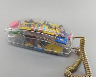 1980s Frog Flip Telephone, Super Rare and Iconic, Made in Taiwan