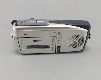 Olympus Pearlcorder S711 Blue Microcassette Voice Recorder Player