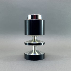 1970s Sarome Table Lighter, Vintage Sarome Postmodern Tabletop Pedestal Lighter, Rare Cigarette Cigar Lighter, Made in Japan, Collectible