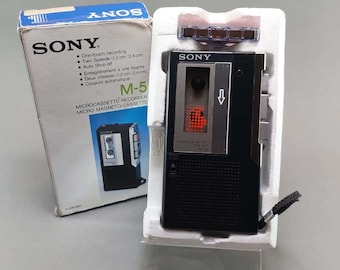 Sony M-527V Microcassette Corder Recorder VOR Handheld - Etsy