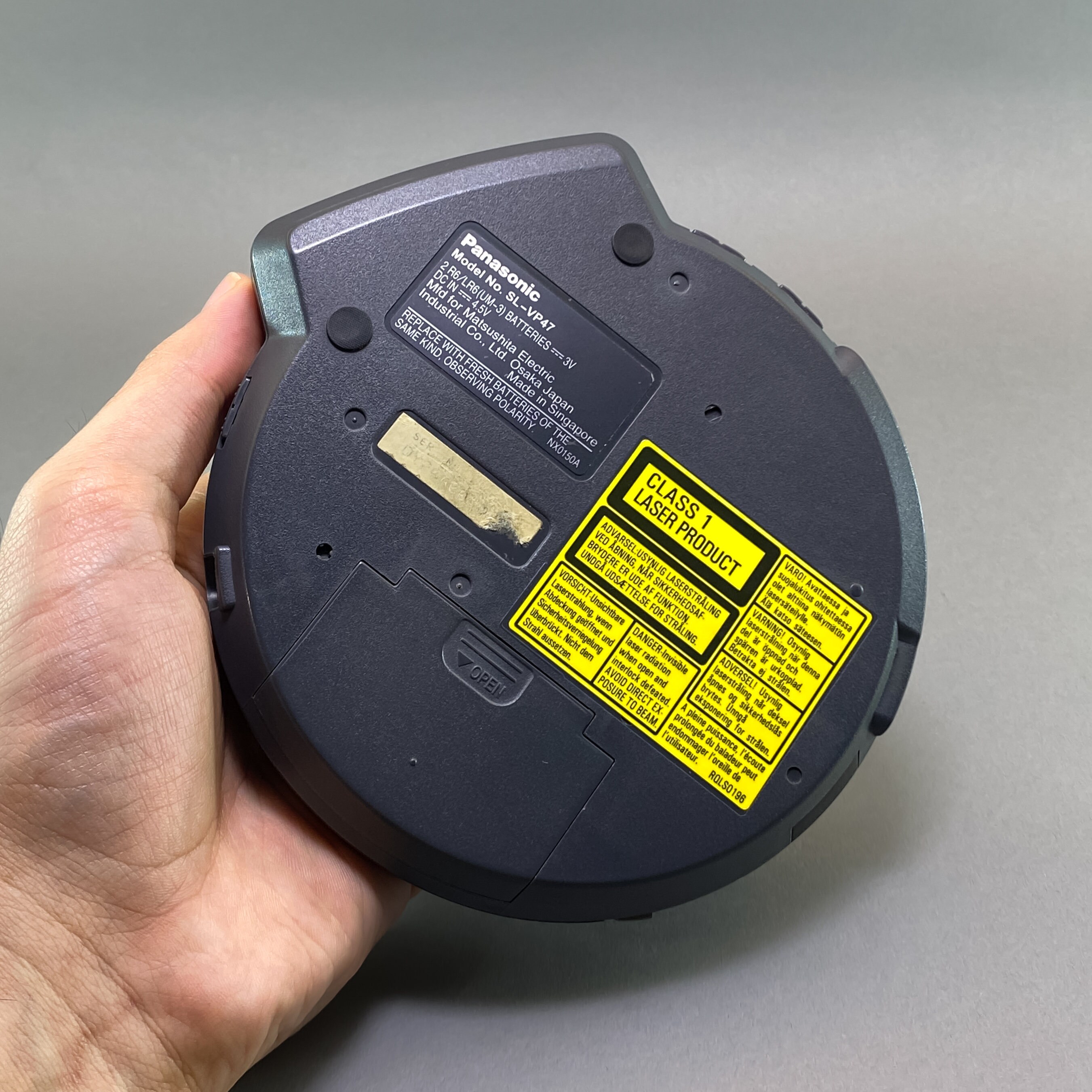1990s Panasonic Vcd Player, Vintage Portable Cd-video Cd