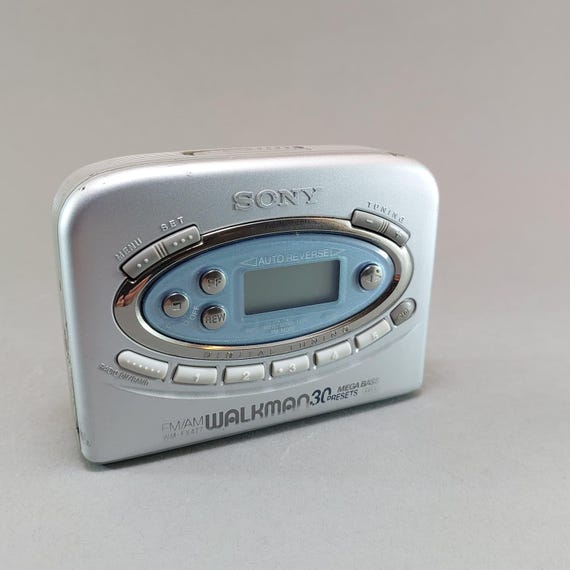 2000s Sony Walkman WM-FX477, Vintage Cassette Player, Mega Bass - Etsy