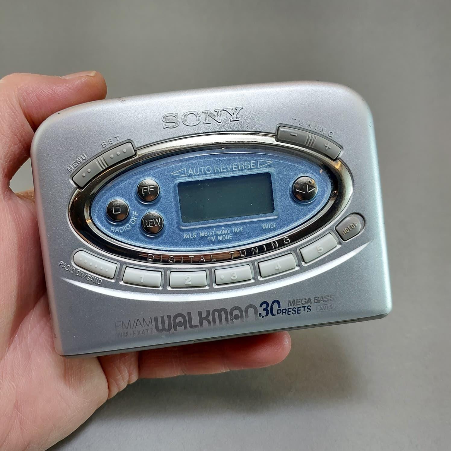 2000s Sony Walkman WM-FX477, Vintage Cassette Player, Mega Bass - Etsy