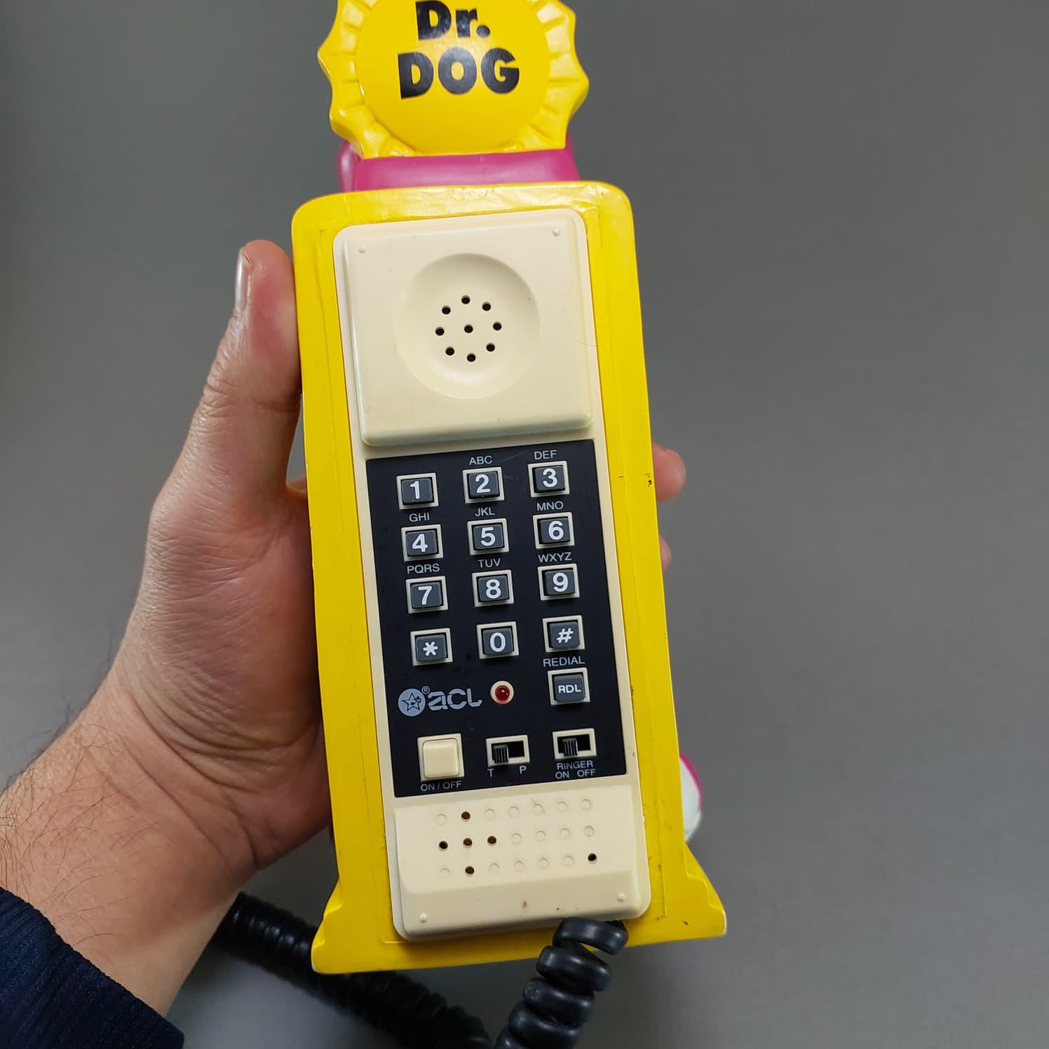 1990s ACL Dr. Dog Landline Phone, Vintage Cartoon Collectible - Etsy