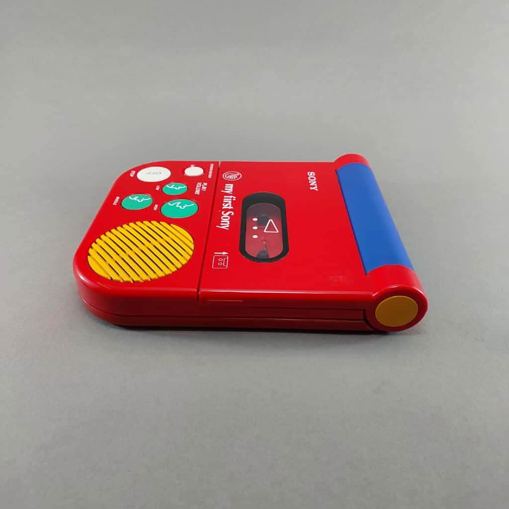 Vintage Sony “my First Sony” Cassette Player – Red/blue, Built-in