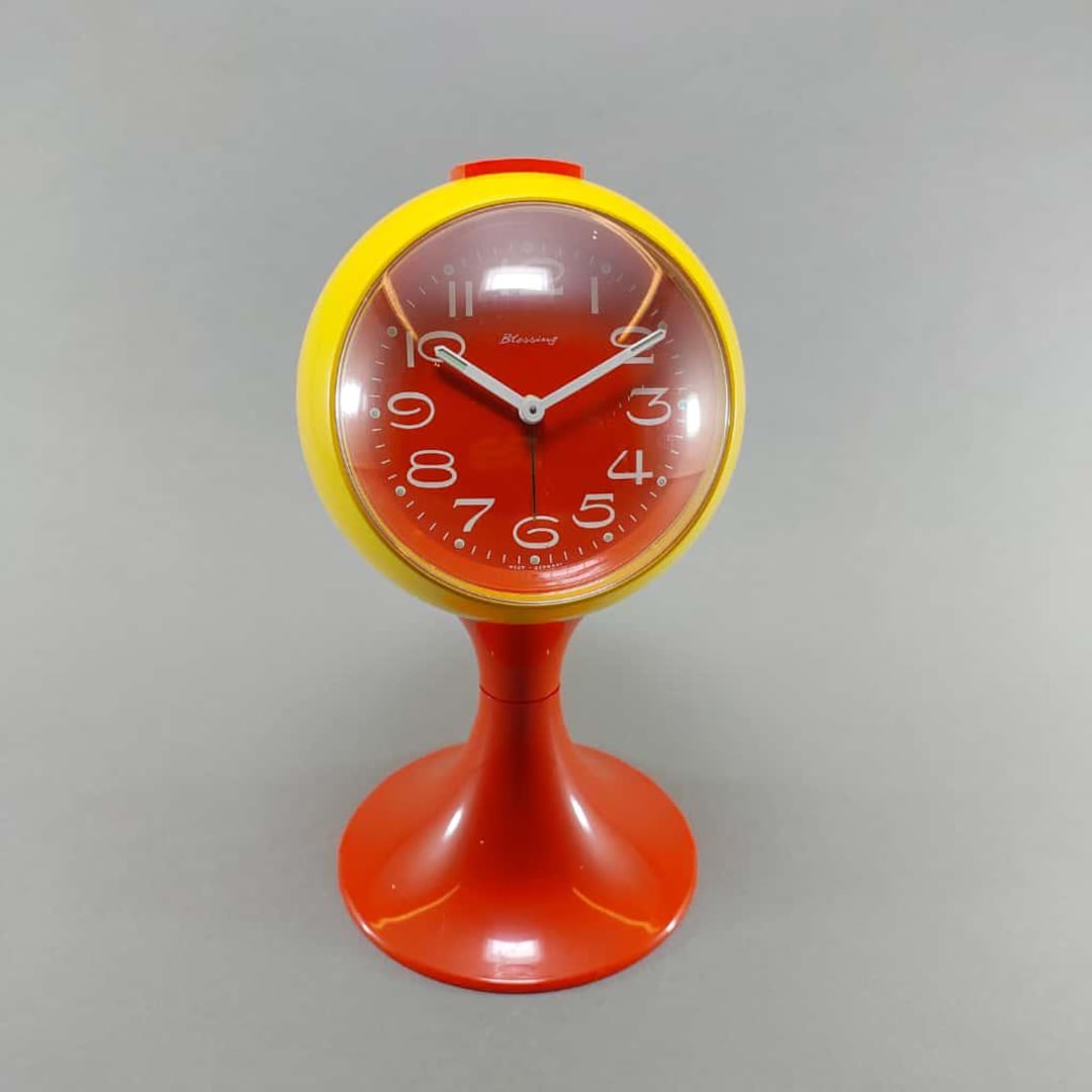 1970s Blessing Space Age Alarm Clock, Vintage West Germany - Etsy