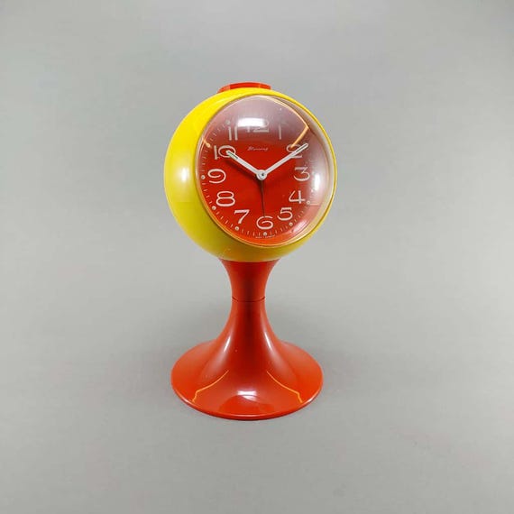 1970s Blessing Space Age Alarm Clock, Vintage West Germany - Etsy