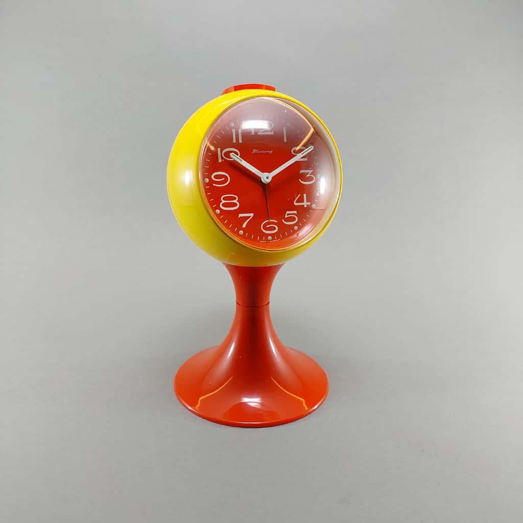 Blessing　ヴィンテージアラーム置時計 Mcm Gold Blessing Alarm Clock Made in West Germany in the 1960s