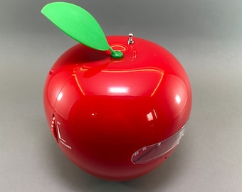 【希少状態良好】ビンテージ雑貨　昭和レトロ 当時物アップルミラーApple 1990s Apple Radio, Vintage Pop Art, TCM Brand, Fully Functional - Etsy