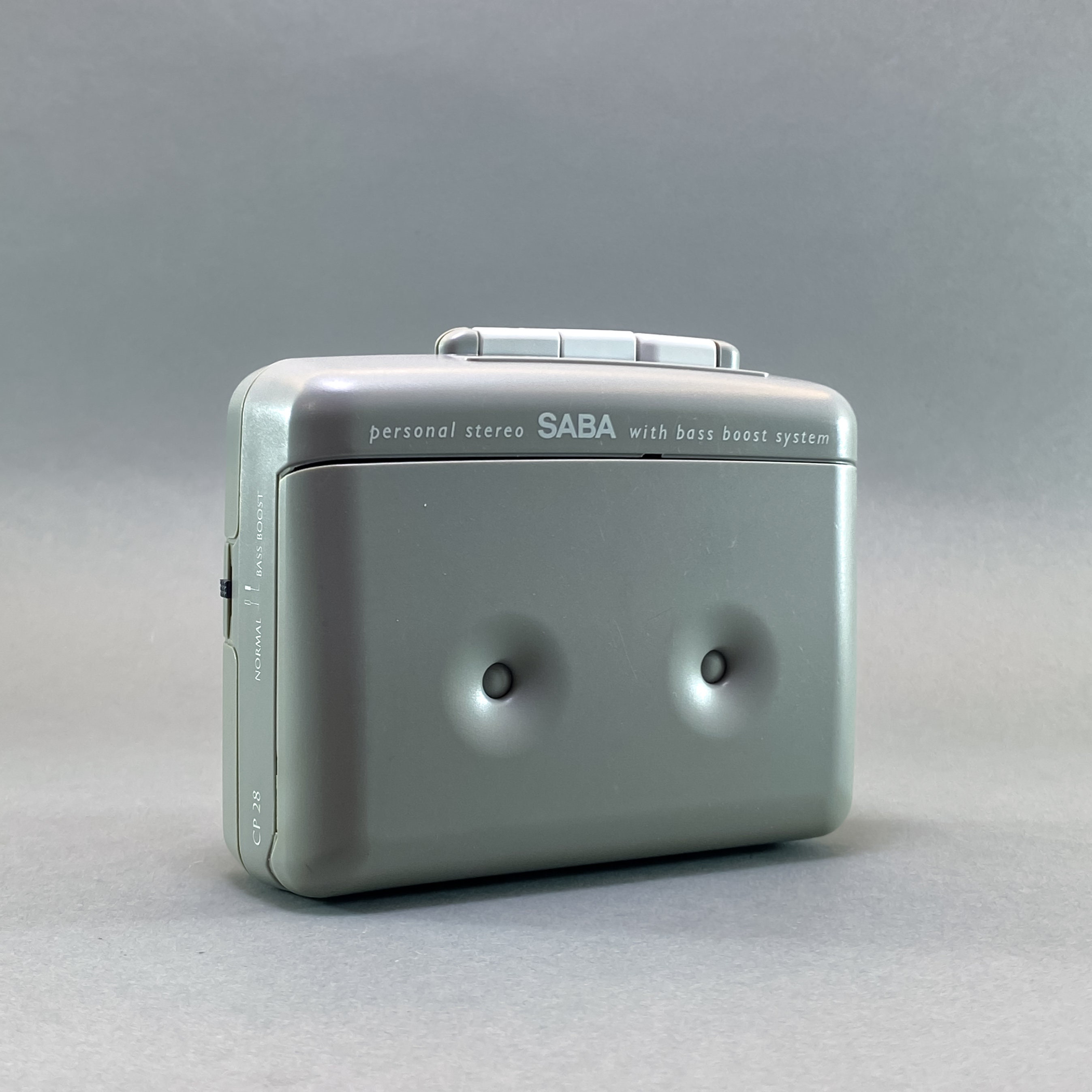 1990s Saba Cassette Player, Vintage Saba Portable Cassette