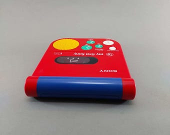 Vintage Sony “my First Sony” Cassette Player – Red/blue, Built-in