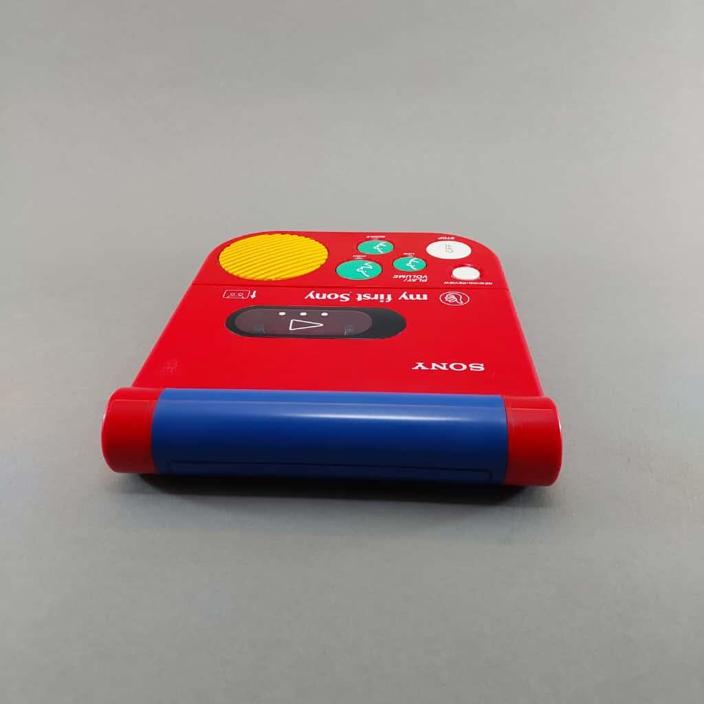 Vintage Sony “my First Sony” Cassette Player – Red/blue, Built-in
