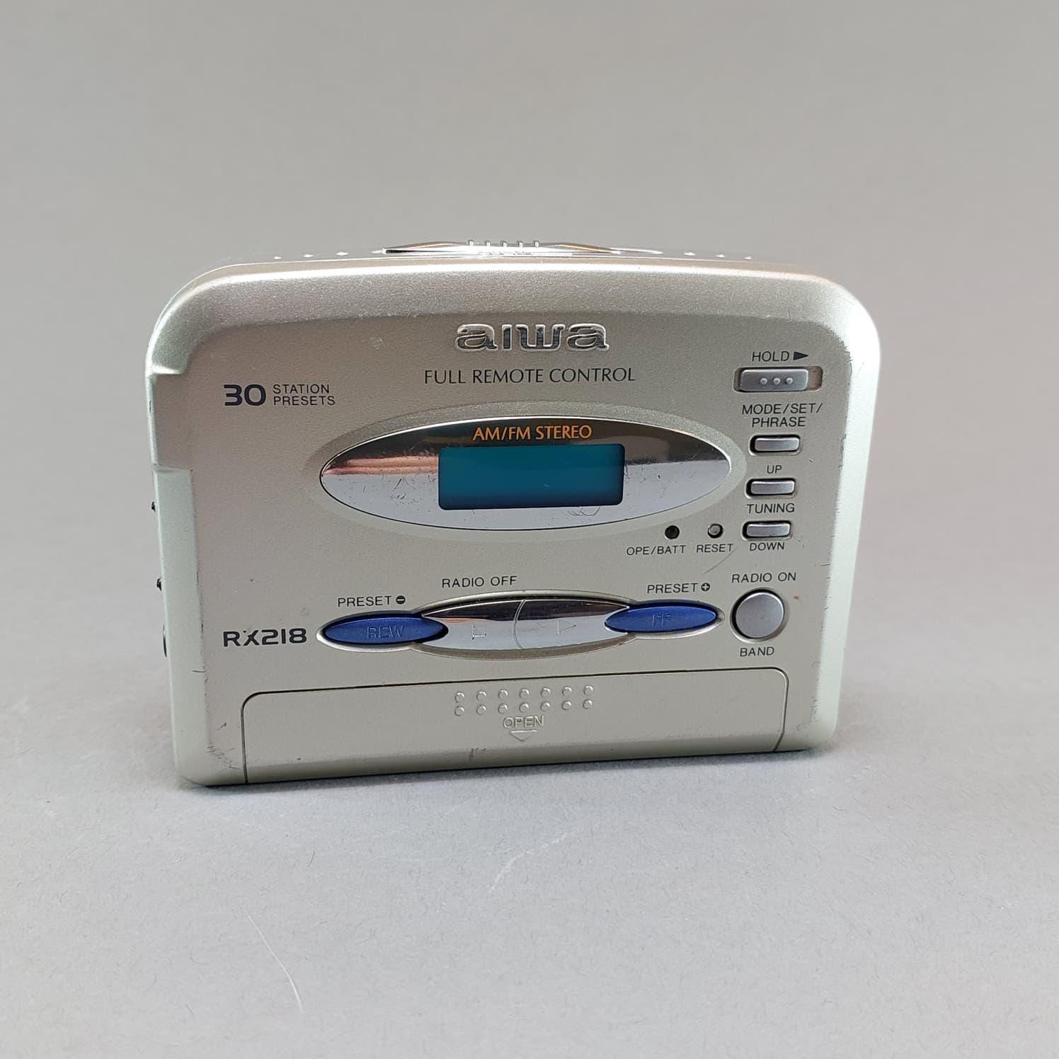 1990s Aiwa RX218 Cassette Player, Vintage FM/AM Radio Walkman - Etsy