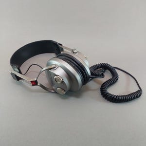 1980er Jahre Sony DR-S7 Stereo Kopfhörer, Vintage dynamisches Hifi Audio-Headset Bild 1